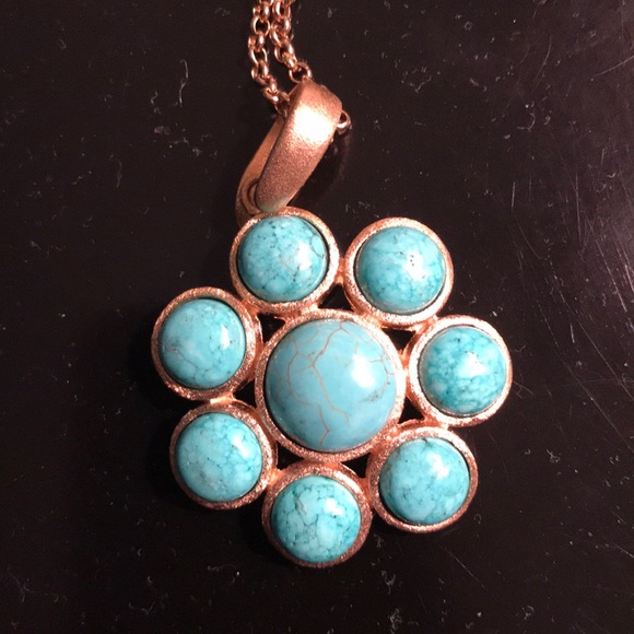 Rivka Jewelry - Lovely blue and gold necklace - NWT